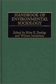 Cover of: Handbook of Environmental Sociology