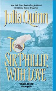 Cover of: To Sir Phillip, With Love