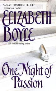 Cover of: One Night of Passion