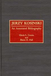 Cover of: Jerzy Kosinski: an annotated bibliography