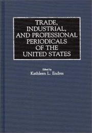 Cover of: Trade, industrial, and professional periodicals of the United States
