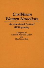 Cover of: Caribbean women novelists: an annotated critical bibliography
