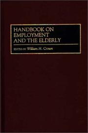 Handbook on employment and the elderly