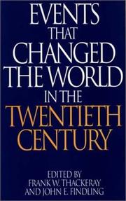Cover of: Events that changed the world in the twentieth century
