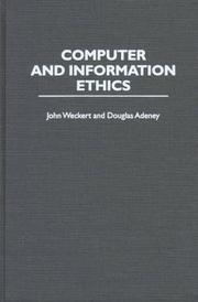 Computer and information ethics