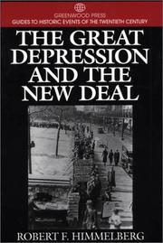 Cover of: The Great Depression and the New Deal