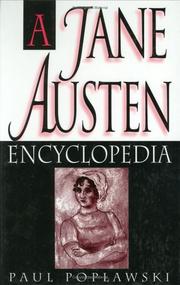 Cover of: A Jane Austen encyclopedia