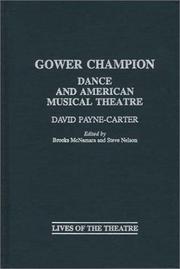 Gower Champion : dance and American musical theatre