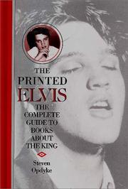 Cover of: The Printed Elvis: The Complete Guide to Books about the King (Music Reference Collection)