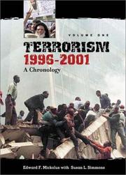 Cover of: Terrorism, 1996-2001: A Chronology [2 volumes]