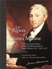 Cover of: papers of James Monroe