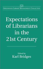 Cover of: Expectations of librarians in the 21st century