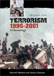 Cover of: Terrorism, 1996-2001: A Chronology