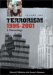 Cover of: Terrorism, 1996-2001: A Chronology