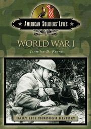 Cover of: World War I (The Greenwood Press Daily Life Through History Series)