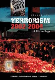 Cover of: Terrorism, 2002-2004 [Three Volumes]: A Chronology