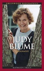 Cover of: Judy Blume: A Biography (Greenwood Biographies)