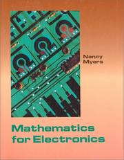 Cover of: Mathematics for electronics