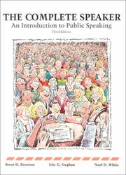 Cover of: The complete speaker: an introduction to public speaking