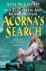 Cover of: Acorna's search by Anne McCaffrey