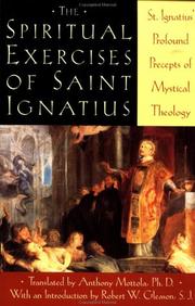 Cover of: Spiritual Exercises of Saint Ignatius by Anthony Mottola, Saint Ignatius of Loyola