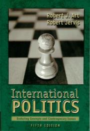 International politics : enduring concepts and contemporary issues