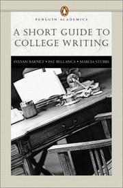Cover of: A Short Guide to College Writing by Sylvan Barnet, Pat Bellanca, Marcia Stubbs