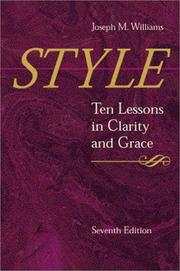 Cover of: Style: Ten Lessons in Clarity and Grace (7th Edition)
