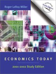 Cover of: Economics Today, 2001-2002 Study Edition (11th Edition)