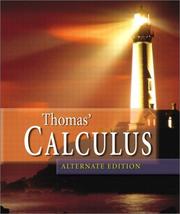 Cover of: Thomas' calculus by George Brinton Thomas