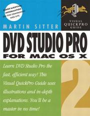 Cover of: DVD studio pro 2 for Mac OS X