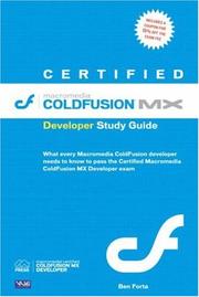 Certified Macromedia Coldfusion MX designer study guide