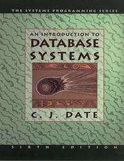 Cover of: Introduction to Database Systems, Seventh Edition
