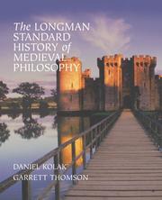 Cover of: The Longman Standard History of Medieval Philosophy
