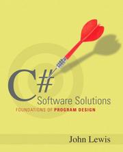 Cover of: C# software solutions