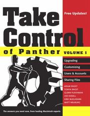 Cover of: Take Control of Panther, Volume 1 (Take Control of Panther)