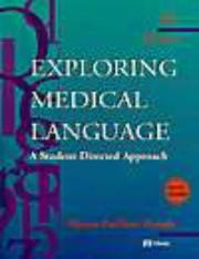 Cover of: Exploring Medical Language: A Student-Directed Approach (Book with CD-ROM for Windows and Macintosh with Flashcards)