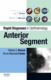 Cover of: Rapid Diagnosis in Ophthalmology Series: Anterior Segment (Rapid Diagnoses in Ophthalmology)
