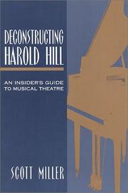 Cover of: Deconstructing Harold Hill: An Insider's Guide to Musical Theatre