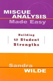 Cover of: Miscue Analysis Made Easy : Building on Student Strengths