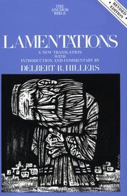 Cover of: Lamentations: a new translation with introduction and commentary