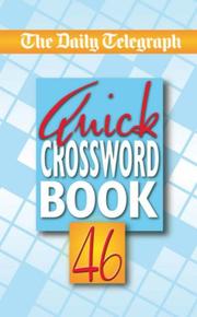 Cover of: The "Daily Telegraph" Quick Crossword Book (Crossword)