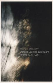 Dances learned last night : poems, 1975-1995