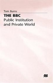 Cover of: The BBC: Public Institution and Private World (Casebook Series)