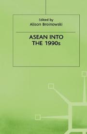 Cover of: ASEAN into the 1990s