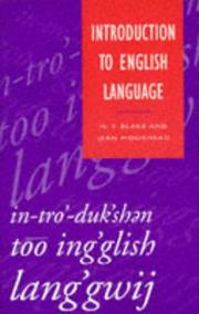 Introduction to the English language