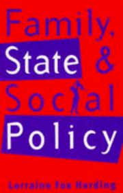 Family, state and social policy