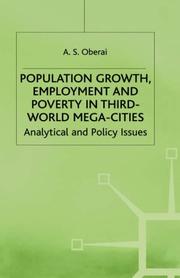 Population growth, employment, and poverty in Third-World mega-cities : analytical and policy issues