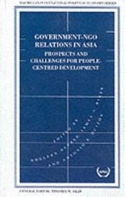 Government-NGO relations in Asia : prospects and challenges for people-centred development