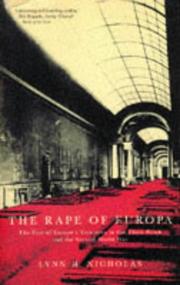 Cover of: The Rape of Europa  by Lynn H. Nicholas